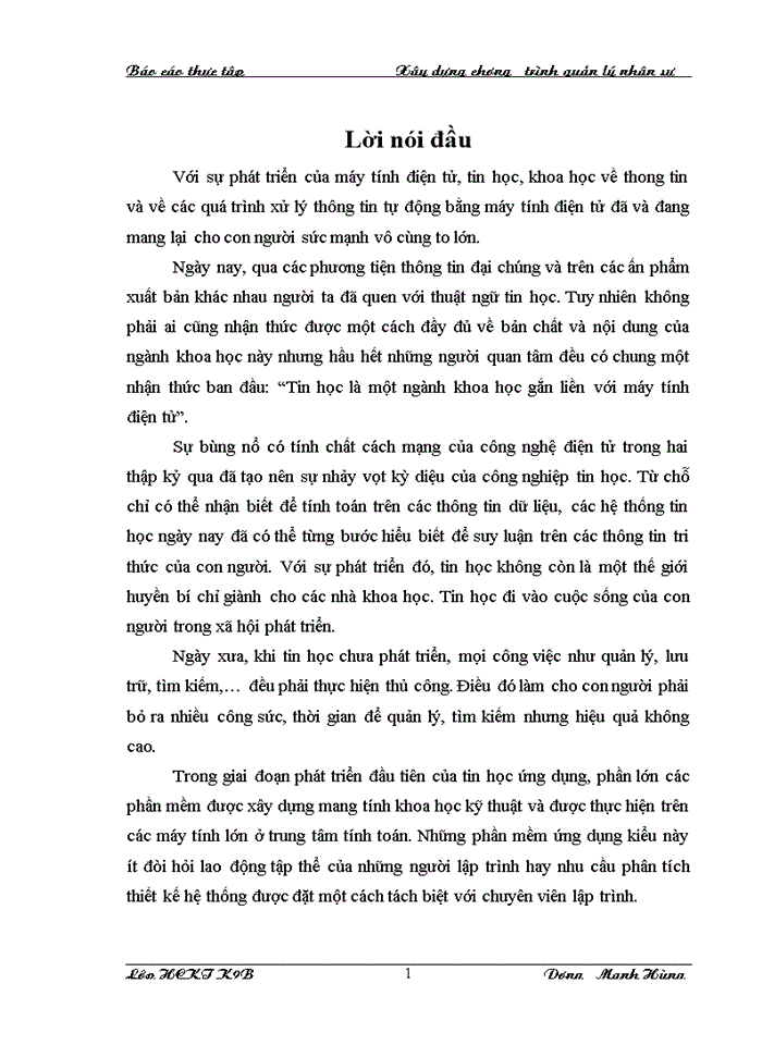 image for page Xây dựng chương trình quản lý nhân sự