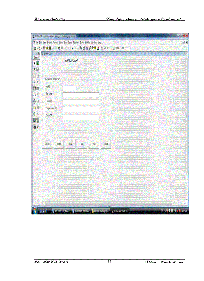 image for page Xây dựng chương trình quản lý nhân sự