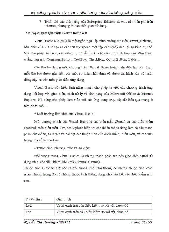 image for page Hệ thống quản lý nhân sự - tiền lương của cửa hàng Xăng Dầu