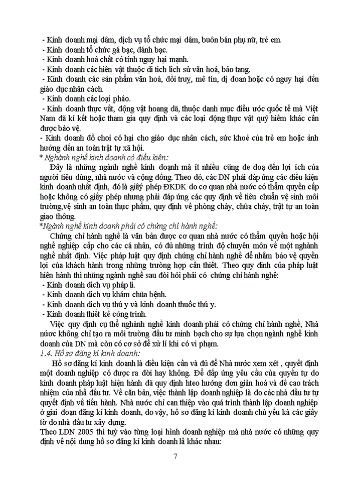 image for page Những vấn đề chung về thành lập doanh nghiệp và đăng kí kinh doanh