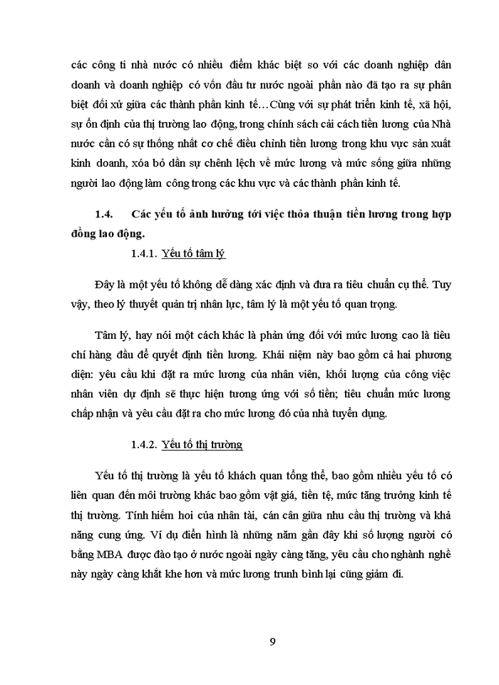 image for page Tiền lương – Các yếu tố ảnh hưởng đến sự thỏa thuận điều khoản tiền lương trong Hợp đồng lao động