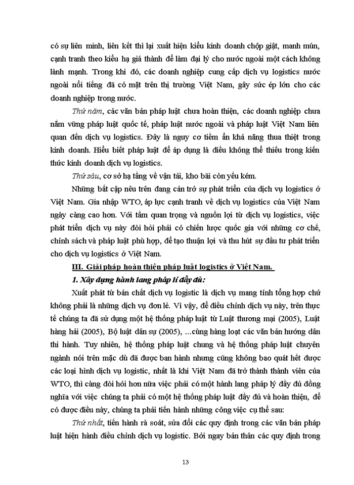 image for page Một số vấn đề lý luận chung về dịch vụ logistic và pháp luật điều chỉnh dịch vụ logistic ở Việt Nam