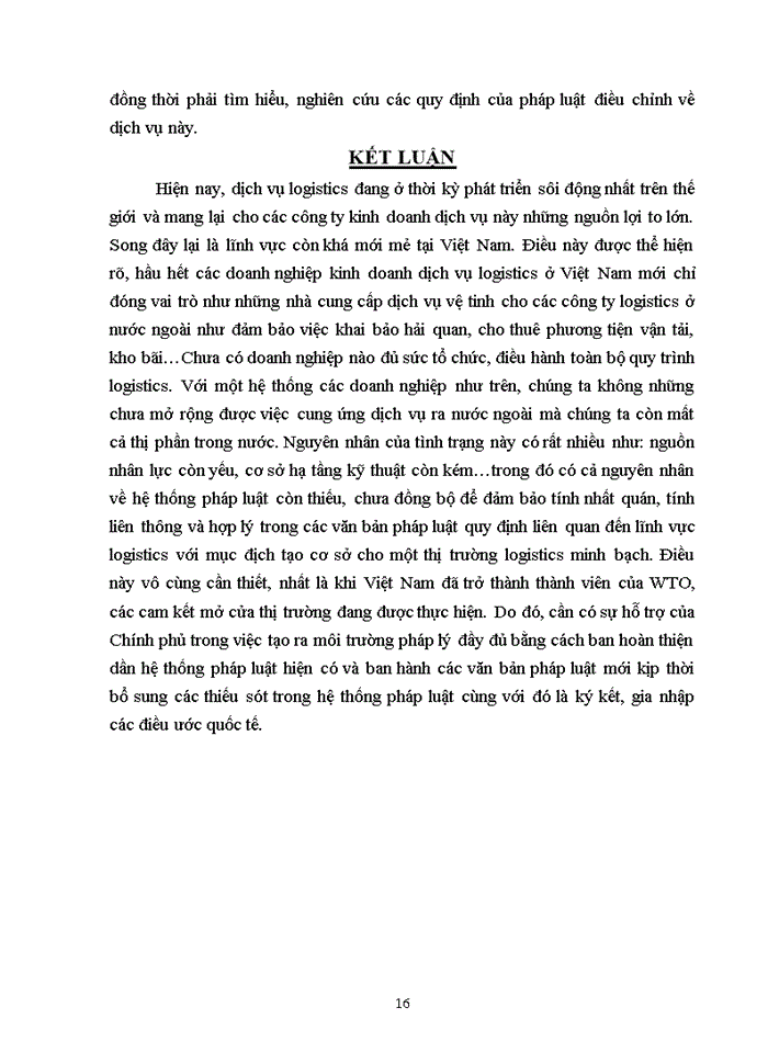 image for page Một số vấn đề lý luận chung về dịch vụ logistic và pháp luật điều chỉnh dịch vụ logistic ở Việt Nam