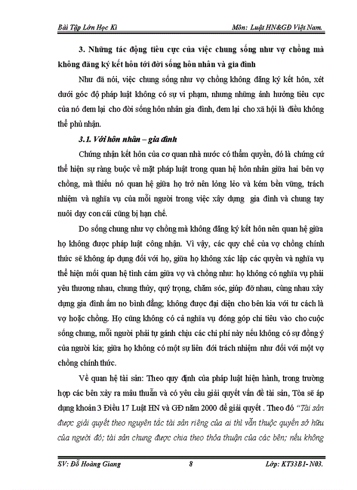 image for page Vấn đề chung sống với nhau như vợ chồng mà không đăng ký kết hôn