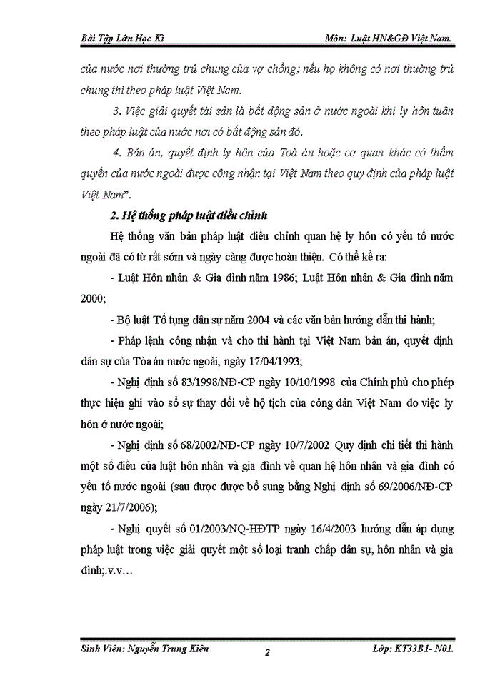 image for page Những vấn đề chung về việc ly hôn có yếu tố nước ngoài