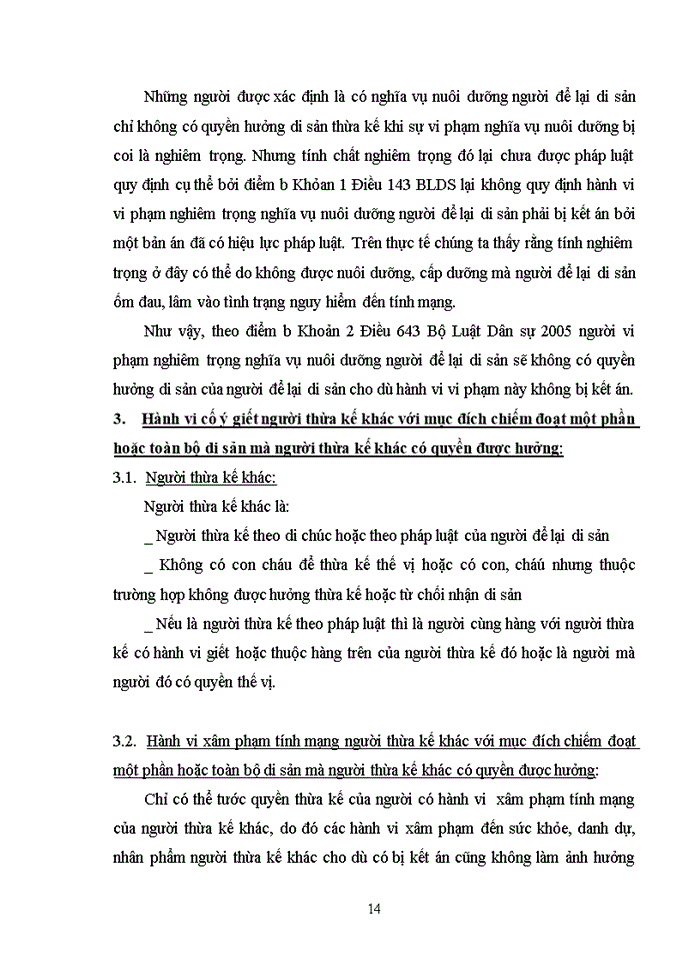 image for page Lý luận chung về người thừa kế và người không được hưởng di sản