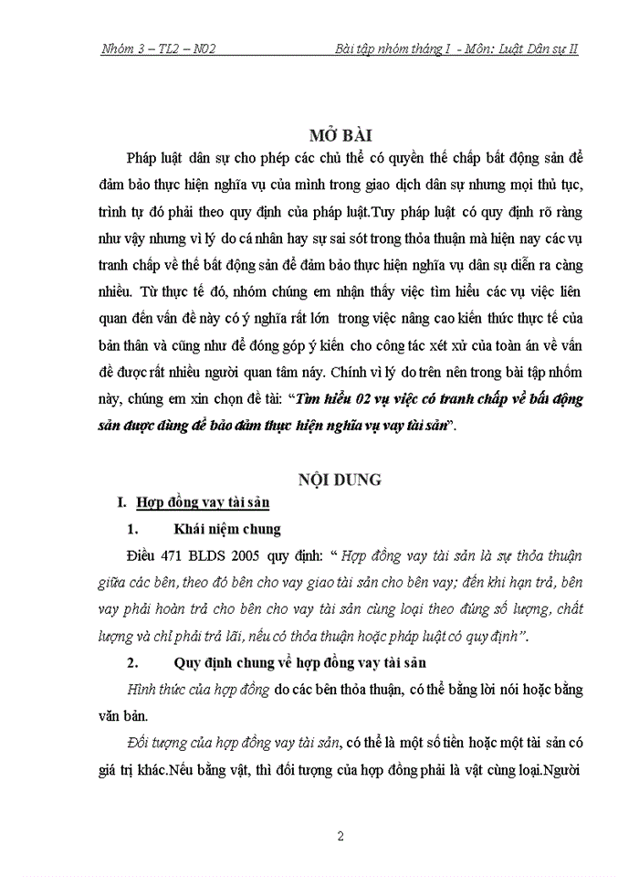 image for page Tìm hiểu 02 vụ việc có tranh chấp về bất động sản được dùng để bảo đảm thực hiện nghĩa vụ vay tài sản
