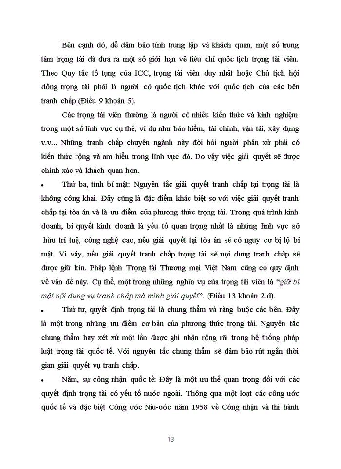 image for page Phân tích các nguyên tắc giải quyết tranh chấp thương mại bằng trọng tài thương mại. So sánh với các nguyên tắc tố tụng Tòa án