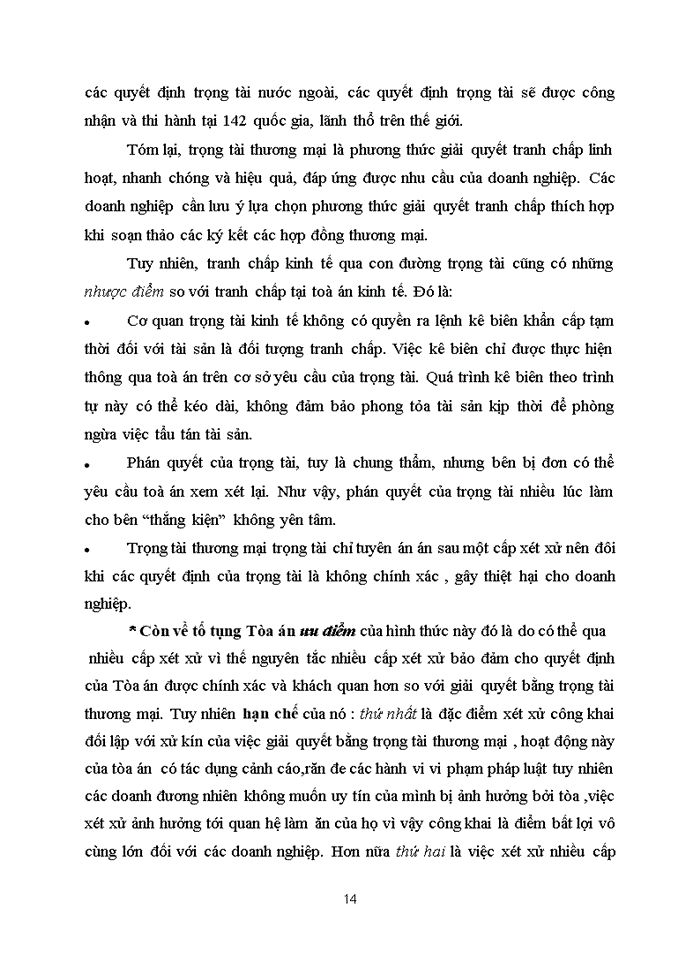 image for page Phân tích các nguyên tắc giải quyết tranh chấp thương mại bằng trọng tài thương mại. So sánh với các nguyên tắc tố tụng Tòa án