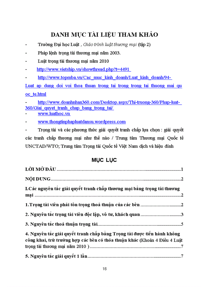 image for page Phân tích các nguyên tắc giải quyết tranh chấp thương mại bằng trọng tài thương mại. So sánh với các nguyên tắc tố tụng Tòa án