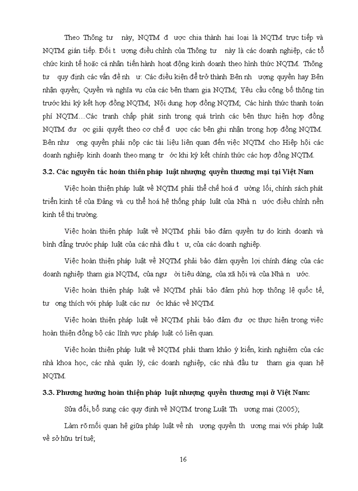image for page Pháp luật về hoạt động nhượng quyền thương mại theo Luật thương mại 2005. Thực trạng và giải pháp hoàn thiện