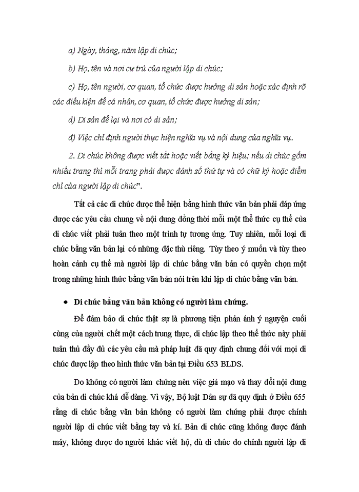 image for page Hình thức của di chúc