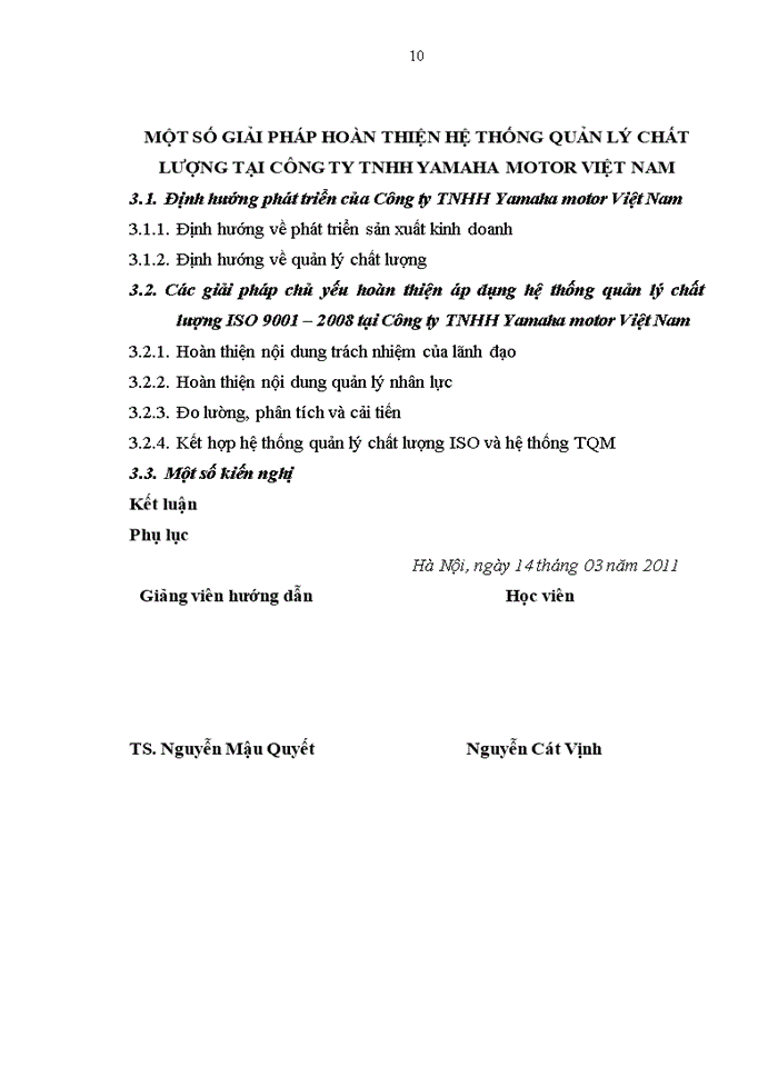 image for page Hoàn thiện hệ thống quản lý chất lượng ISO 9001 - 2008 tại công ty TNHH YAMAHA MOTOR VIỆT NAM