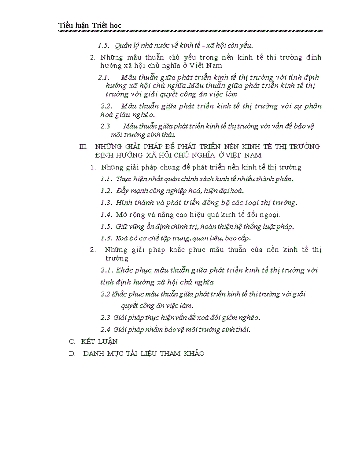 image for page Những mâu thuẫn trong nền kinh tế thị trường định hướng xã hội chủ nghĩa ở Việt Nam trong giai đoạn hiện nay – Thực trạng và giải pháp