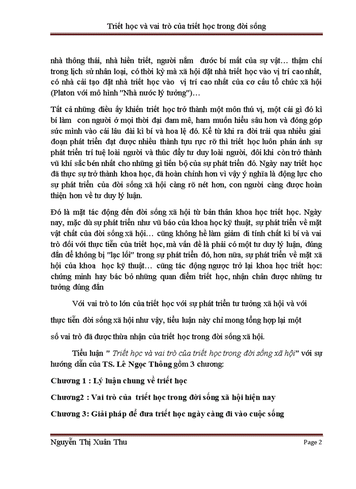 image for page Triết học và vai trò của triết học trong đời sống