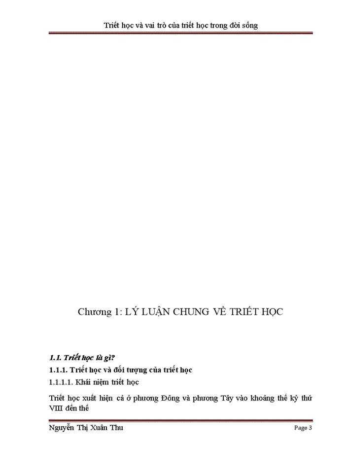 image for page Triết học và vai trò của triết học trong đời sống