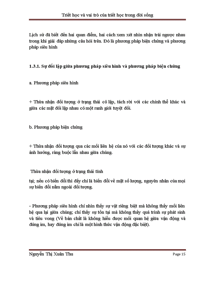 image for page Triết học và vai trò của triết học trong đời sống