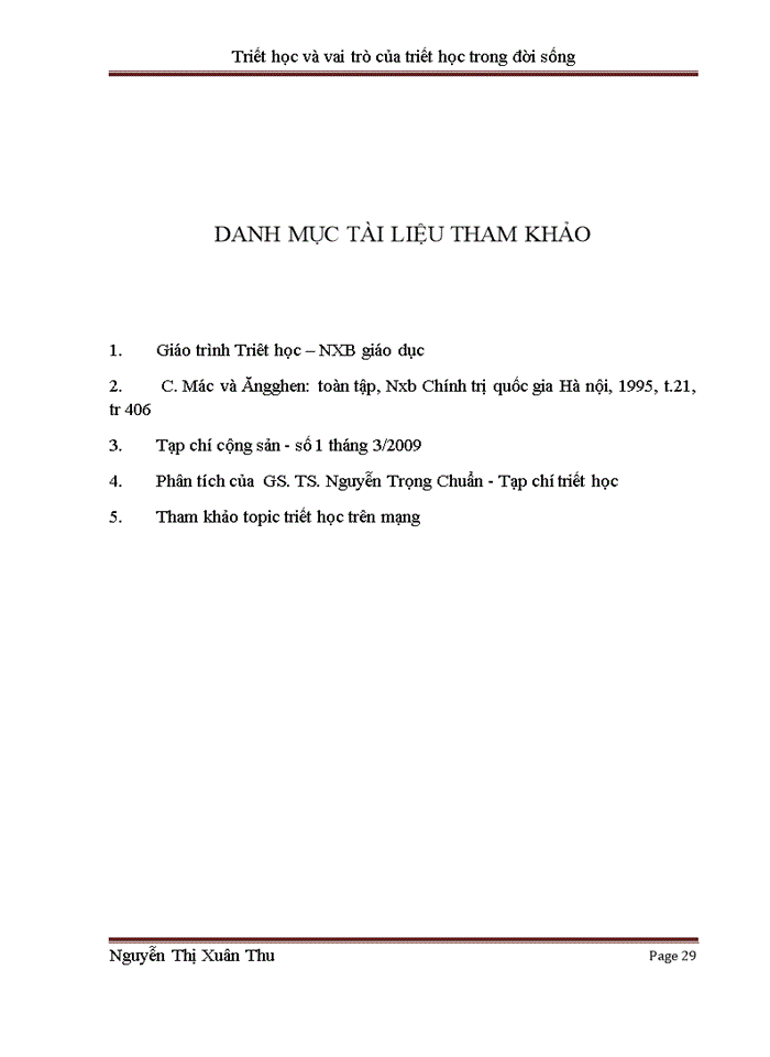 image for page Triết học và vai trò của triết học trong đời sống