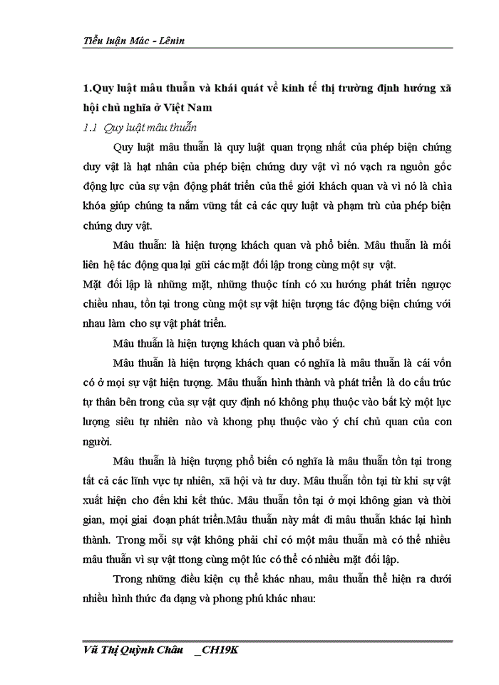 image for page Mâu thuẫn biện chứng trong quá trình xây dựng nền kinh tế thị trường theo định hướng xã hội chủ nghĩa ở  việt nam