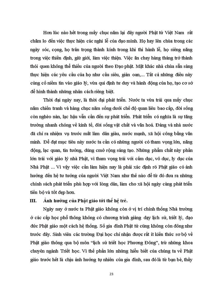 image for page Tư tưởng triết học Phật giáo và ảnh hưởng của nó đến xã hội và con người Việt Nam