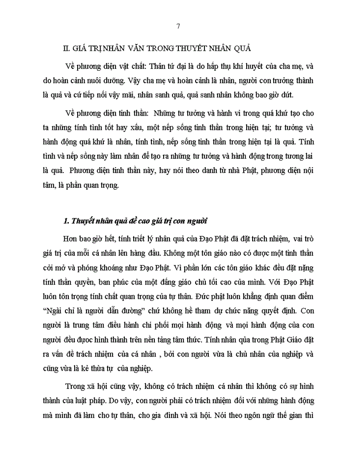image for page Thuyết Nhân Quả và giá trị nhân văn của nó đối với con người Việt Nam