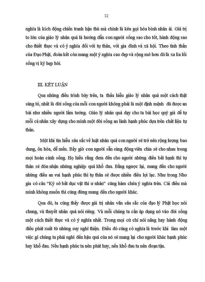 image for page Thuyết Nhân Quả và giá trị nhân văn của nó đối với con người Việt Nam