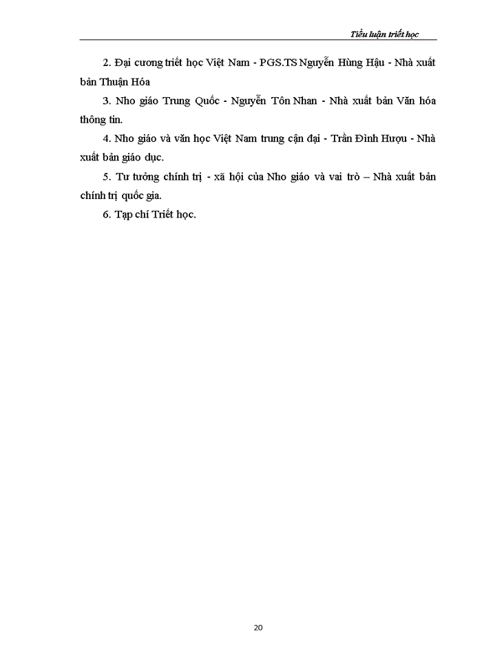 image for page Triết học Nho gia và ý nghĩa của việc nghiên cứu trong tiến trình cải cách nền hành chính hiện nay