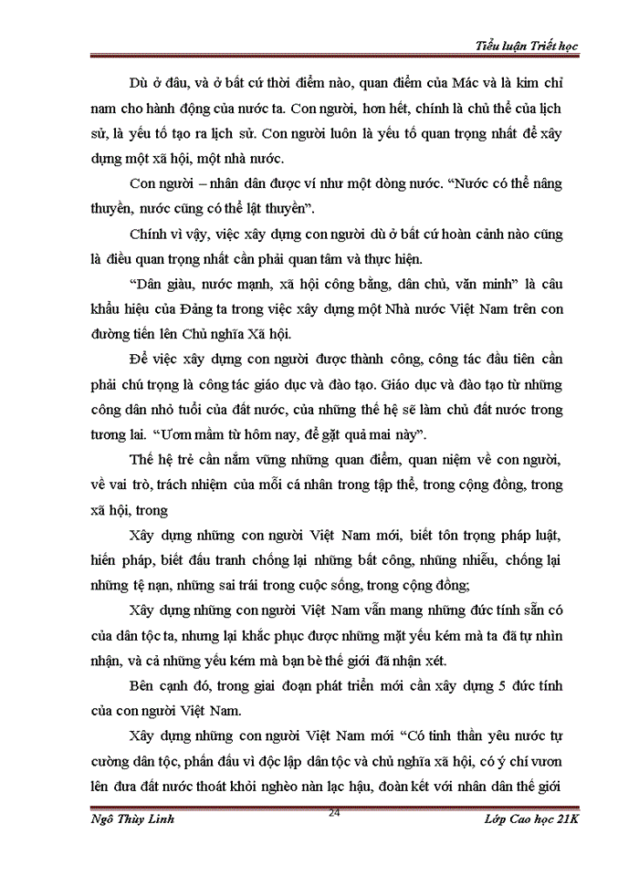 image for page Quan điểm về con người trong Triết học Mác – Lênin và ý nghĩa việc nghiên cứu đối với phát triển nguồn nhân lực