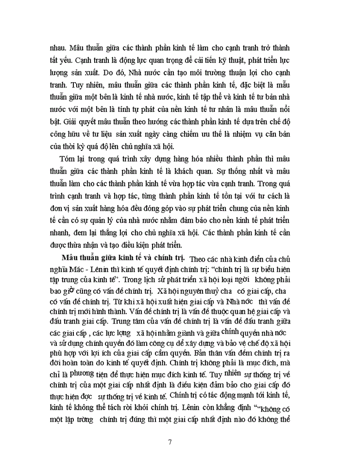 image for page Mâu thuẫn biện chứng trong quá trình xây dựng nền kinh tế hàng hoá nhiều thành phần ở Việt Nam