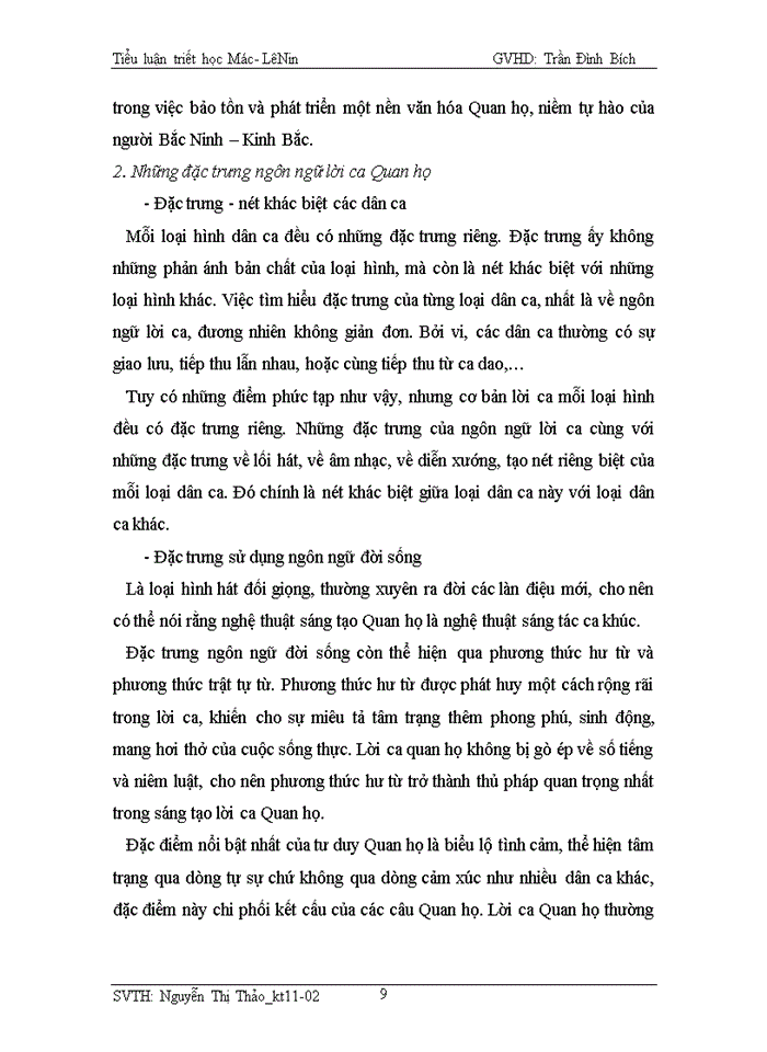 image for page Những đặc điểm cơ bản của truyền thống “quan họ bắc ninh ”