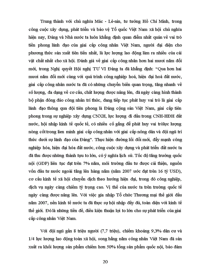 image for page Giai cấp và vấn đề giai cấp ở Việt Nam hiện nay