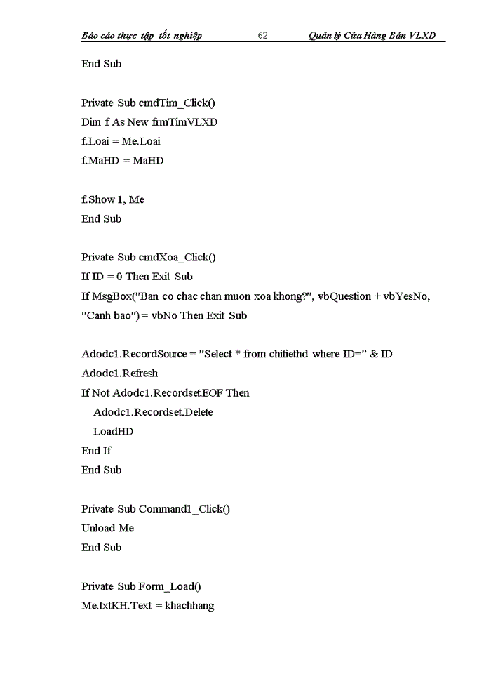 image for page Quản lý cửa hàng bán Vật liệu xây dựng