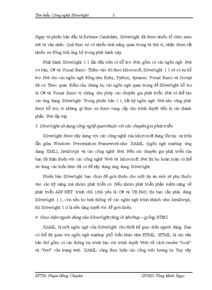 image for page Tìm hiểu Công nghệ Silverlight