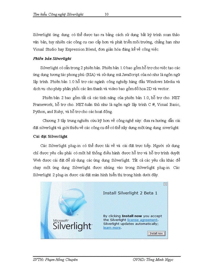 image for page Tìm hiểu Công nghệ Silverlight