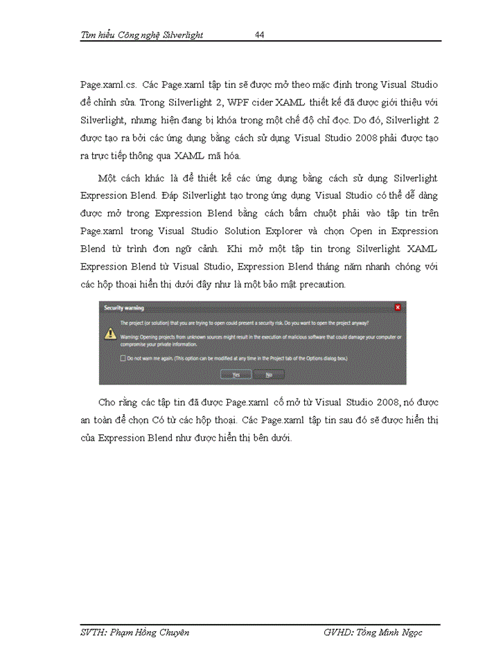image for page Tìm hiểu công nghệ Silverlight