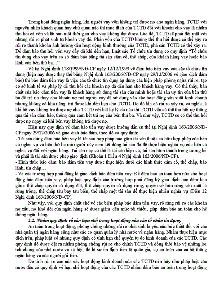 image for page Pháp luật và thực tiễn áp dụng pháp luật về phòng ngừa rủi ro trong hoạt động ngân hàng