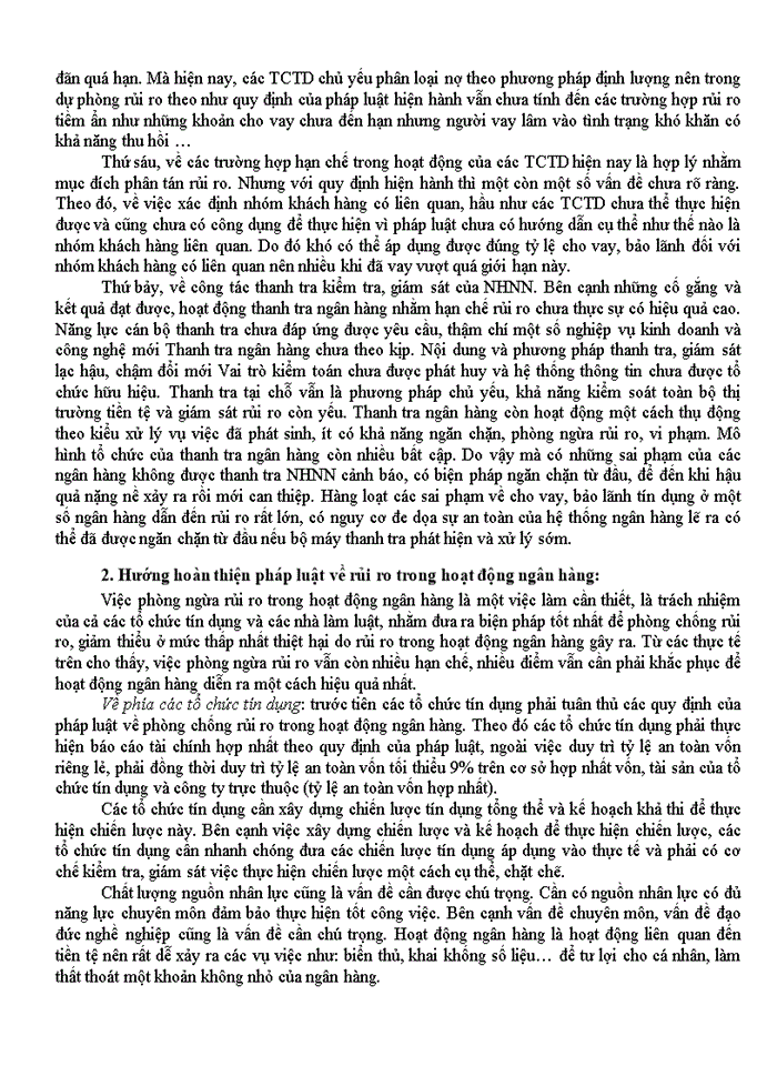 image for page Pháp luật và thực tiễn áp dụng pháp luật về phòng ngừa rủi ro trong hoạt động ngân hàng
