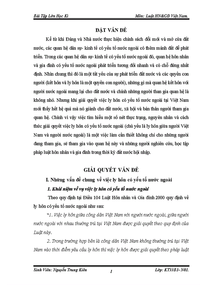 image for page Những vấn đề chung về việc ly hôn có yếu tố nước ngoài