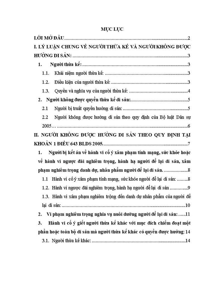 image for page Lý luận chung về người thừa kế và người không được hưởng di sản