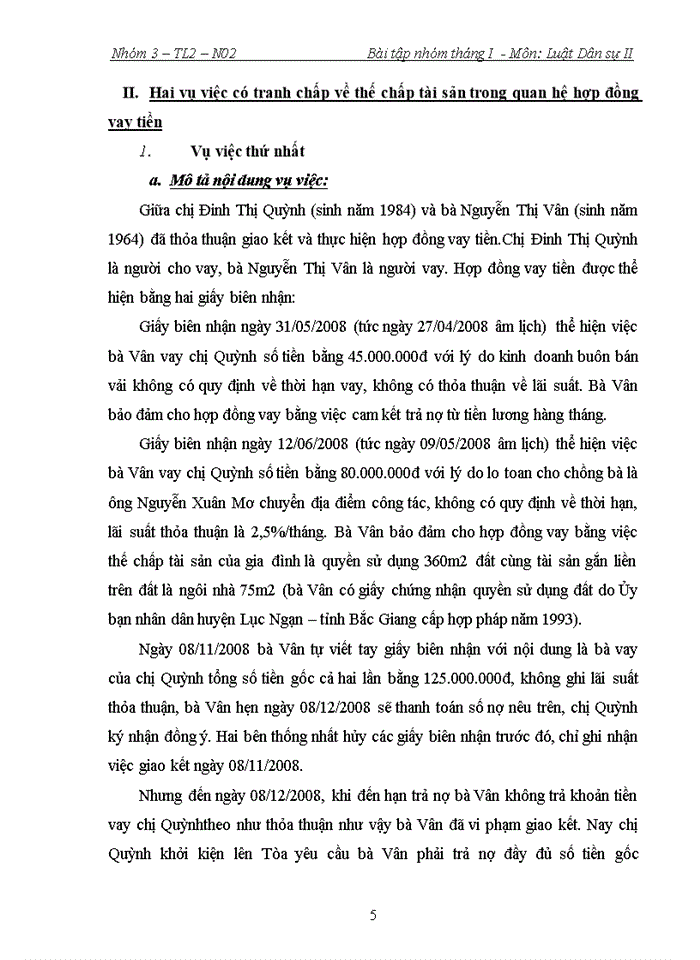 image for page Tìm hiểu 02 vụ việc có tranh chấp về bất động sản được dùng để bảo đảm thực hiện nghĩa vụ vay tài sản