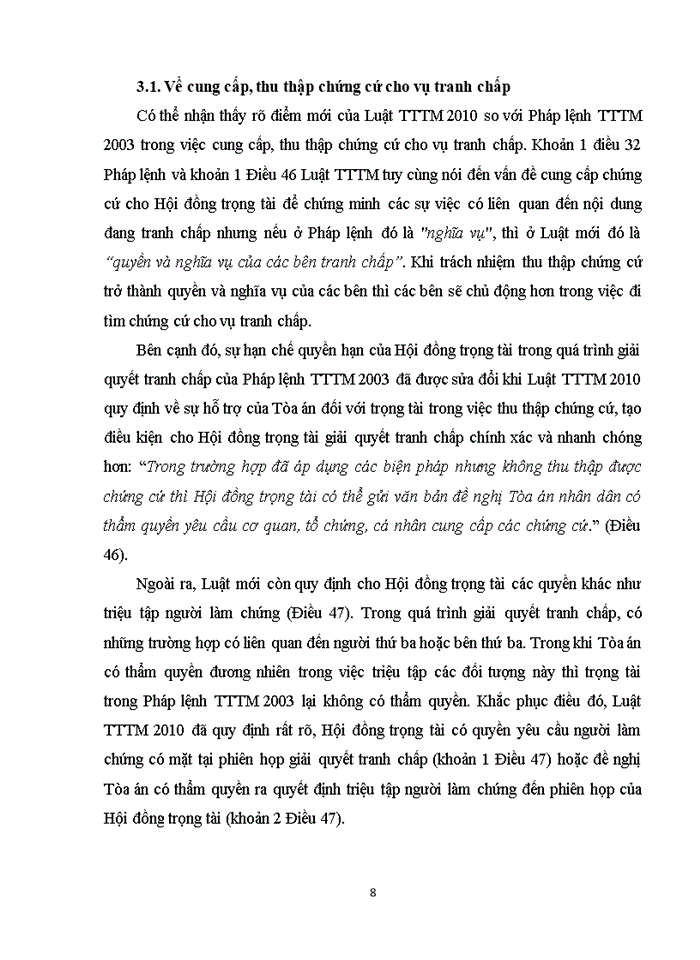 image for page Phân tích những điểm mới trong quy định về thủ tục giải quyết tranh chấp bằng trọng tài thương mại theo Luật Trọng tài thương mại 2010