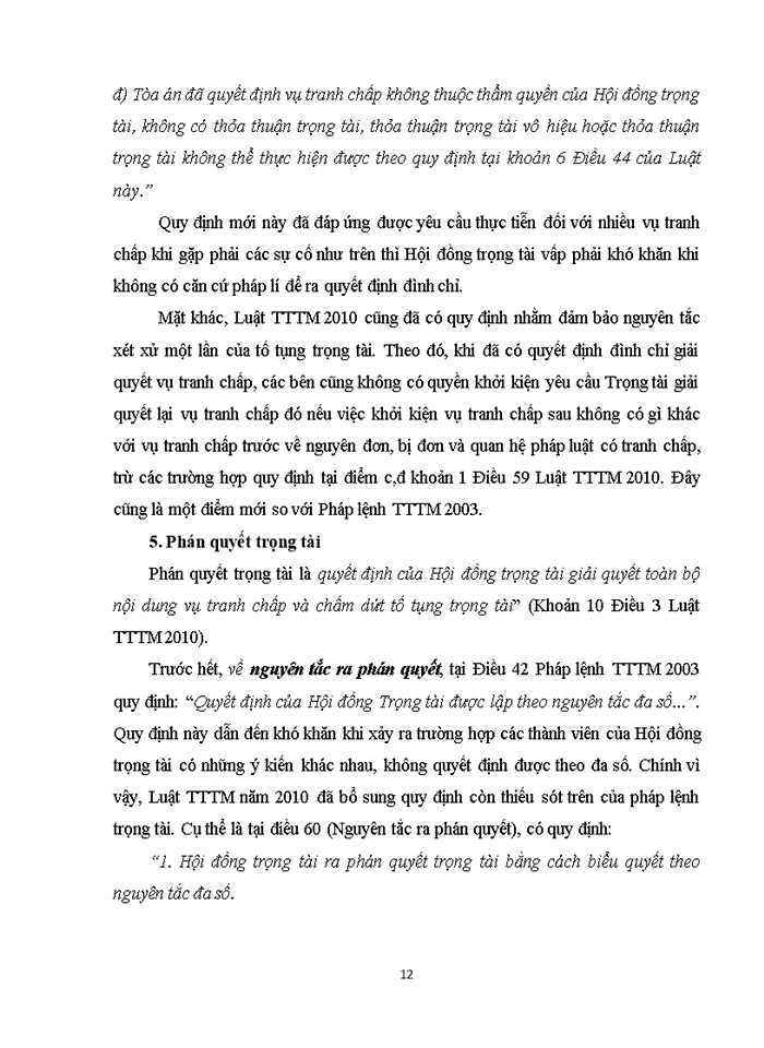image for page Phân tích những điểm mới trong quy định về thủ tục giải quyết tranh chấp bằng trọng tài thương mại theo Luật Trọng tài thương mại 2010