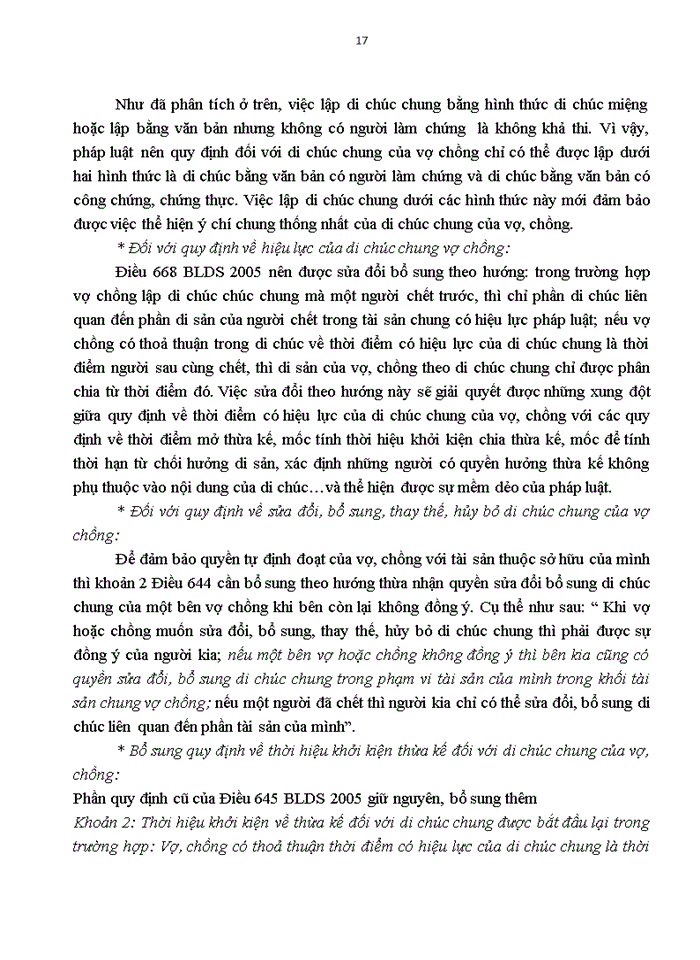 image for page Nghiên cứu về di chúc chung vợ, chồng