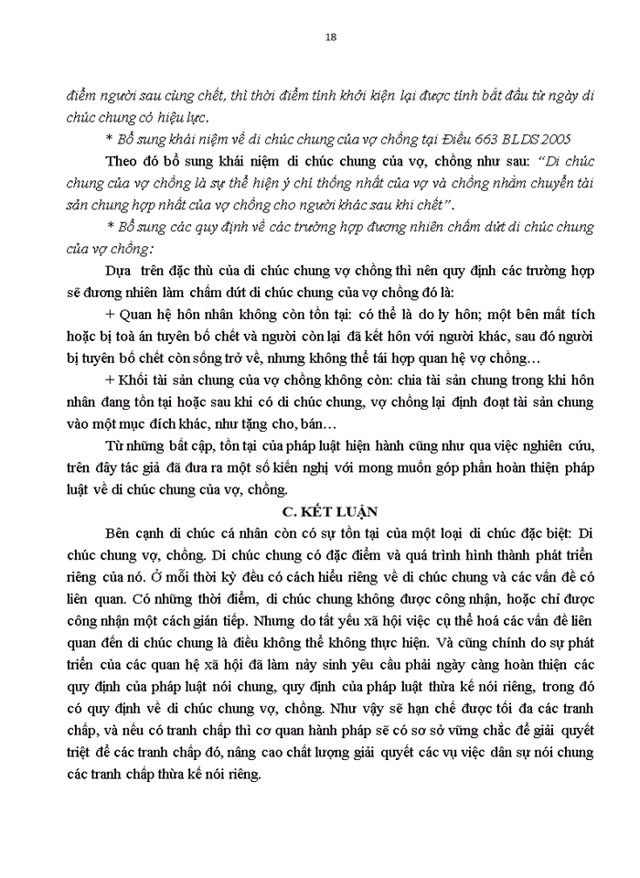 image for page Nghiên cứu về di chúc chung vợ, chồng