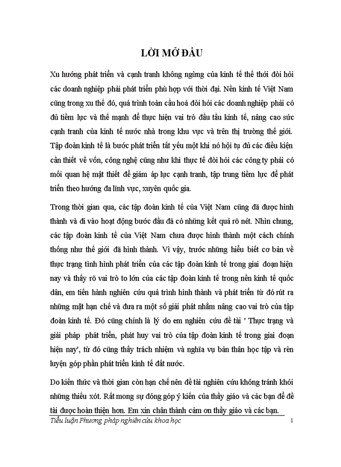 image for page Tiểu luận Phương pháp nghiên cứu khoa học