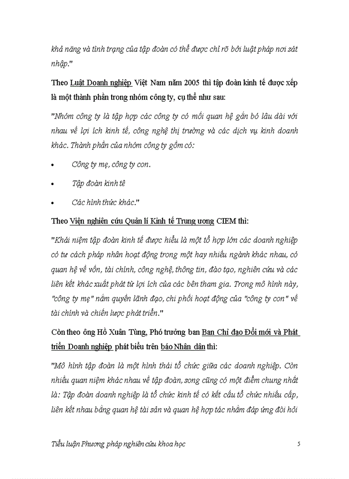 image for page Tiểu luận Phương pháp nghiên cứu khoa học