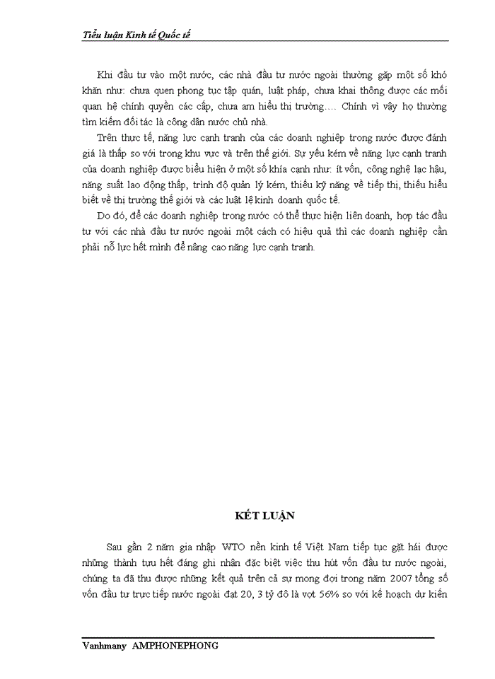 image for page Những cơ hội và thách thức đối với việc phát triển lĩnh vực đầu tư nước ngoài tại Việt Nam sau khi gia nhập tổ chức thương mại thế giới (WTO) và giải pháp