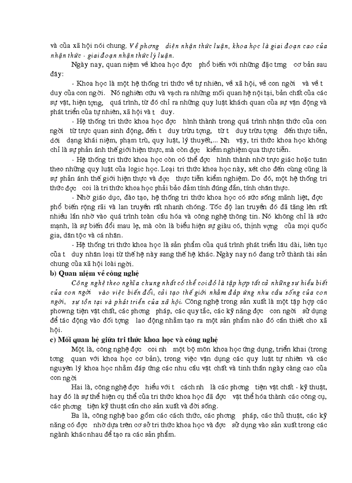 image for page Tri thức khoa học, tri thức công nghệ và mối quan hệ giữa chúng