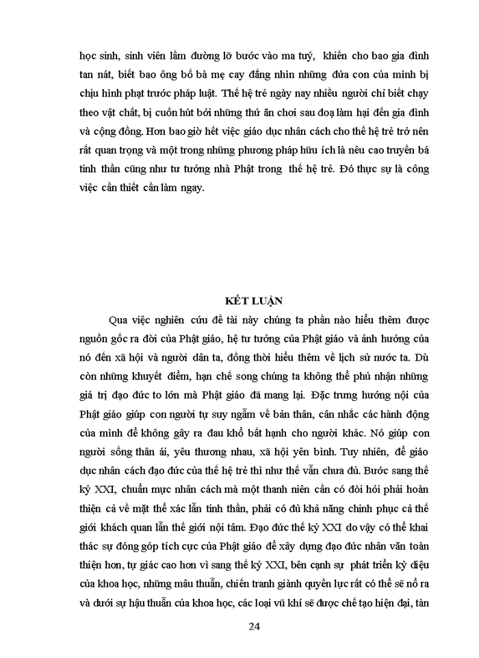 image for page Những vấn đề cơ bản về phật giáo và sự ảnh hưởng của phật giáo tới văn hóa và đạo đức con người Việt Nam