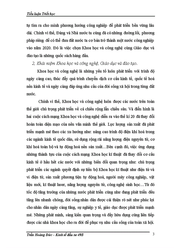 image for page Khoa học và công nghệ cùng Giáo dục và đạo tạo là những quốc sách hàng đầu